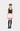 Model wearing the COME ON Pink Faux Fur Mini Skirt with a black crop top and knee-high boots, front view