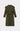 Military green twill trench coat with officially licensed Joy Division Love Will Tear Us Apart reference, genderless film-noir silhouette