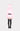 Model wearing the COME ON Pink Cropped Faux Fur Hooded Jacket with the hood up, back view
