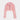 COME ON Pink Cropped Faux Fur Hooded Jacket, front view on a grey background