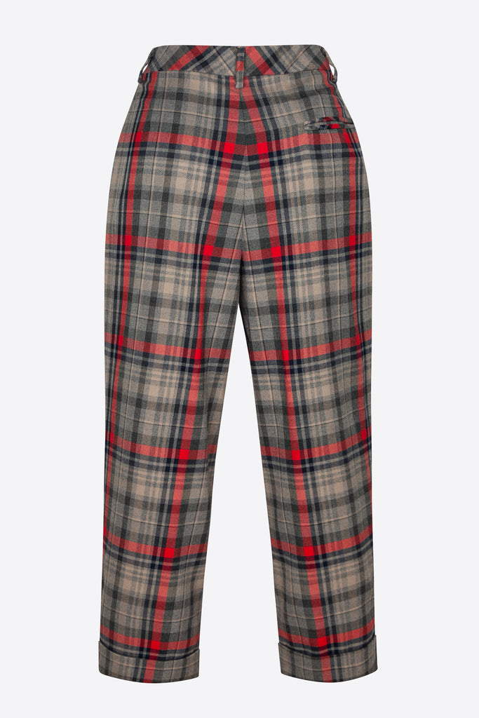 Girls Classic Plaid Trousers Lightweight Comfy Casual Pants - Temu